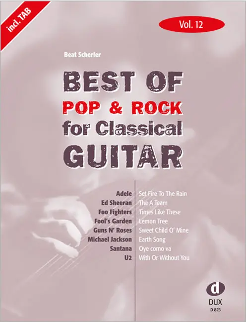 Best of Pop  & Rock for Classical Guitar Vol. 12